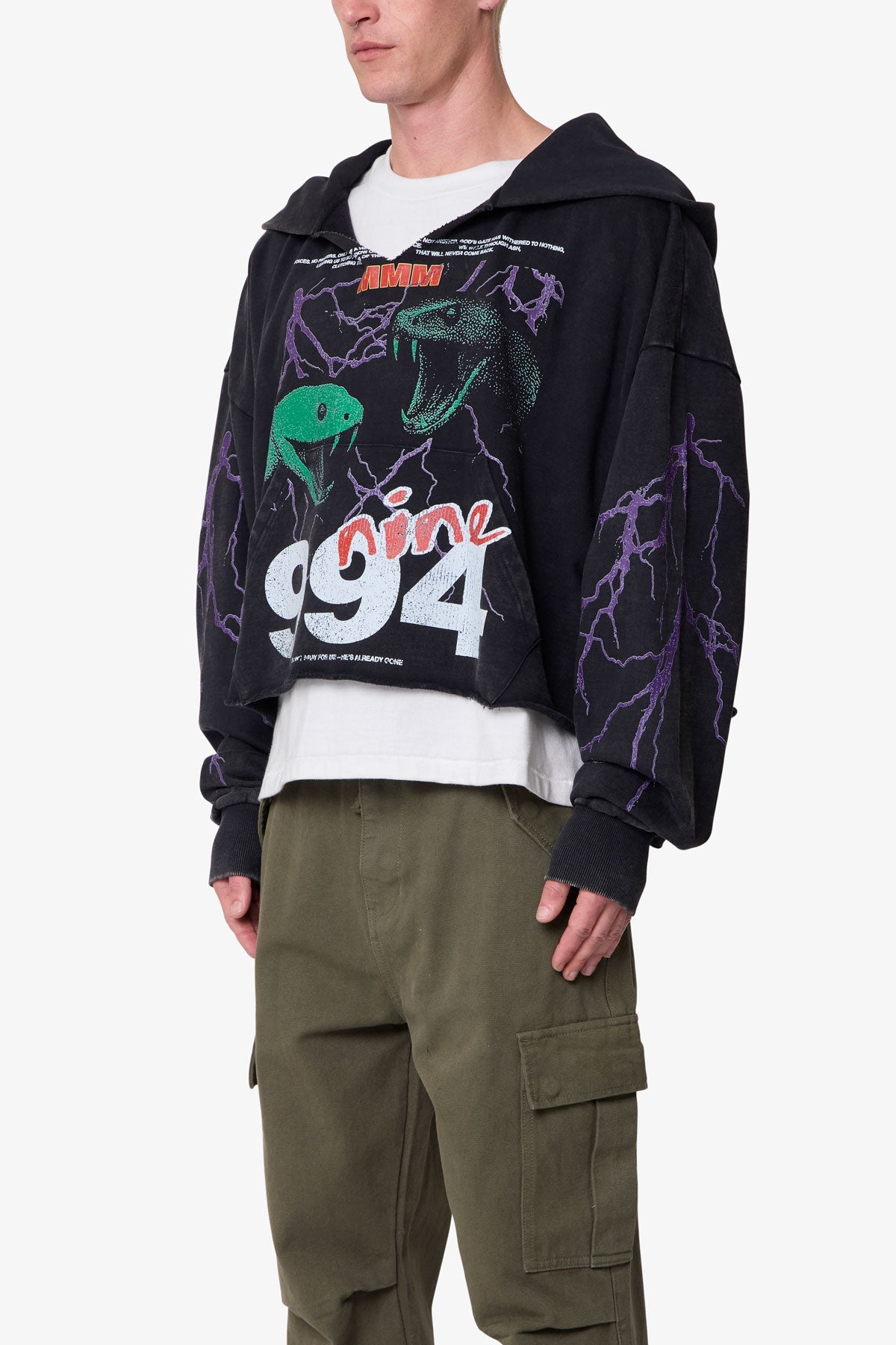 Snake 994 Hoodie - Black