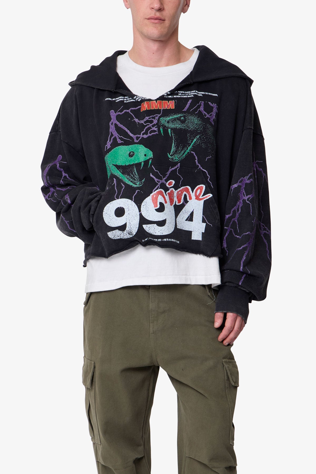 Snake 994 Hoodie - Black