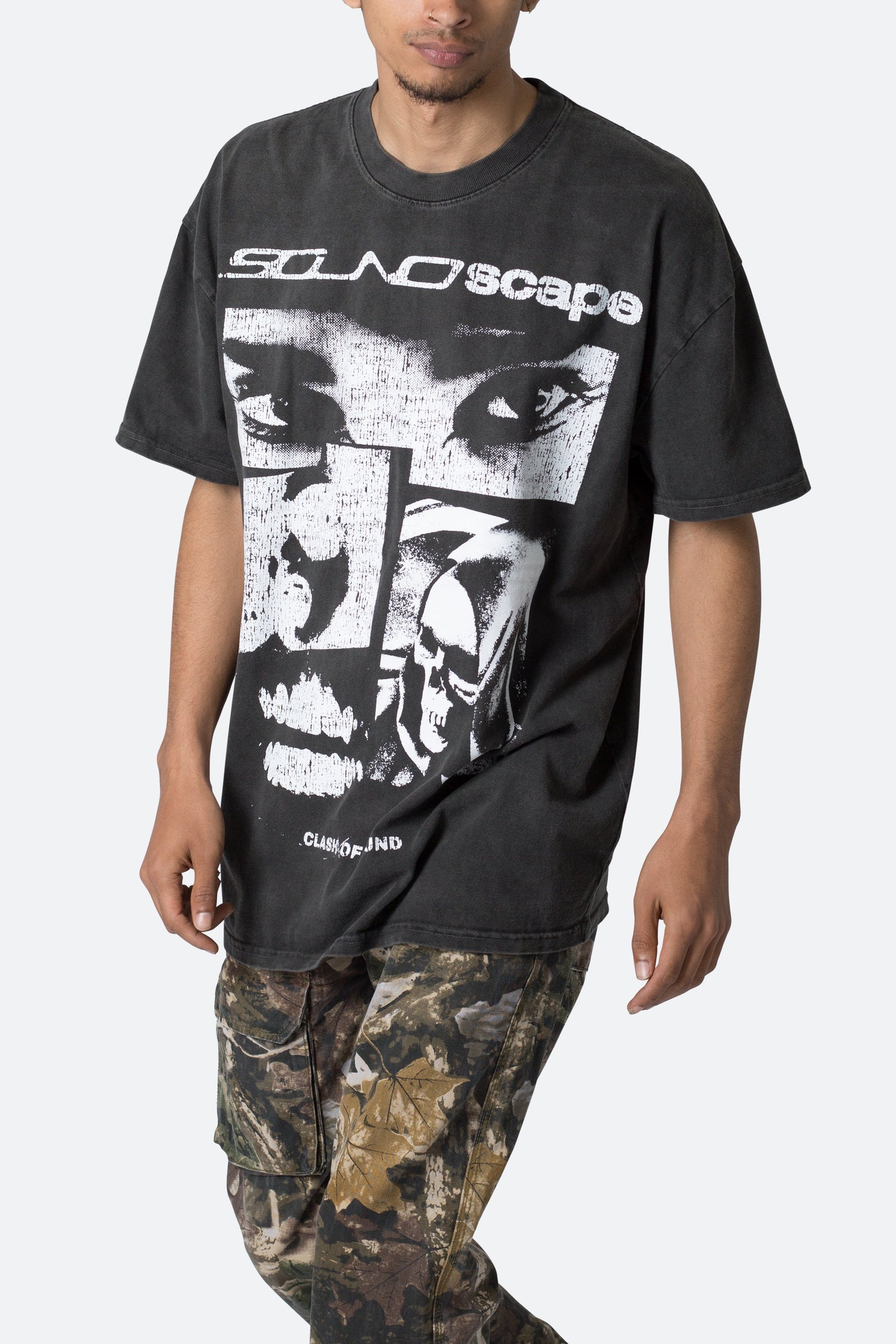 Soundscape Tee - Washed Black