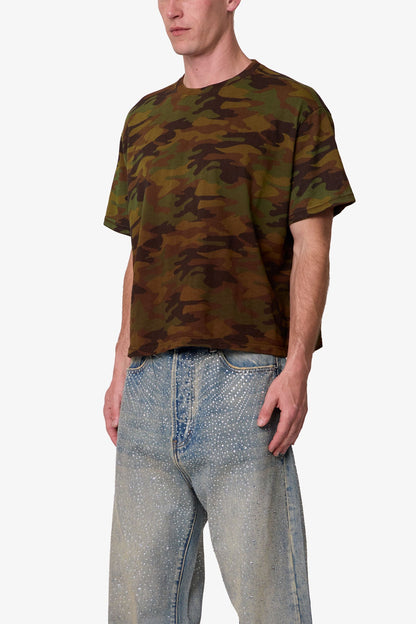 Sprayed Slub Tee - Camo
