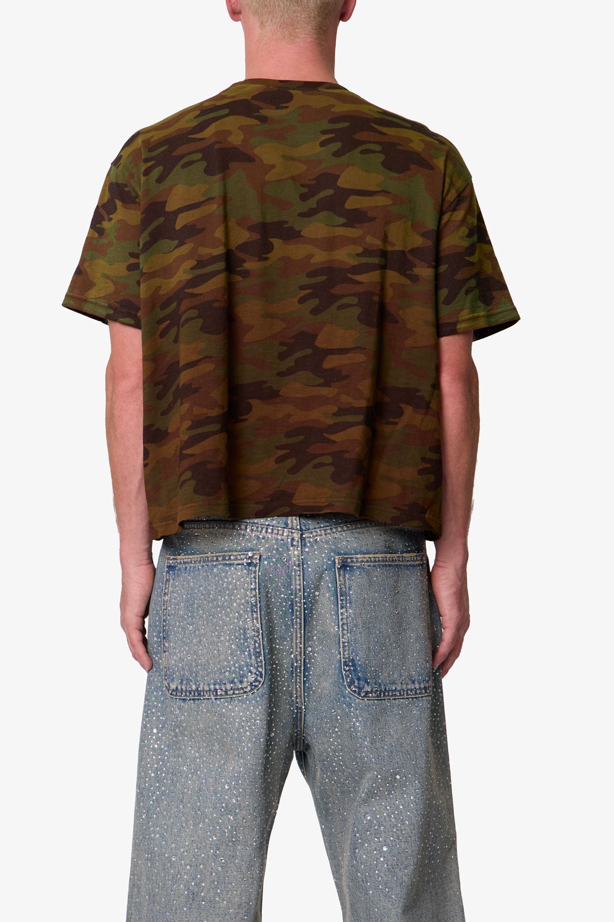 Sprayed Slub Tee - Camo