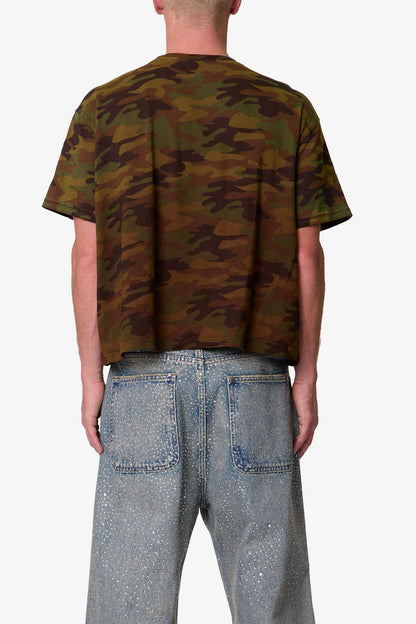 Sprayed Slub Tee - Camo