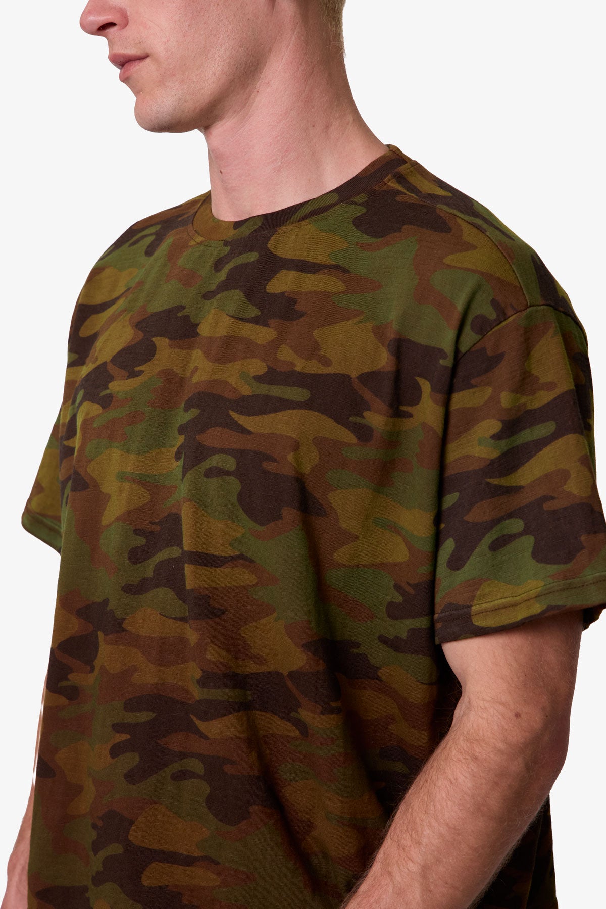 Sprayed Slub Tee - Camo