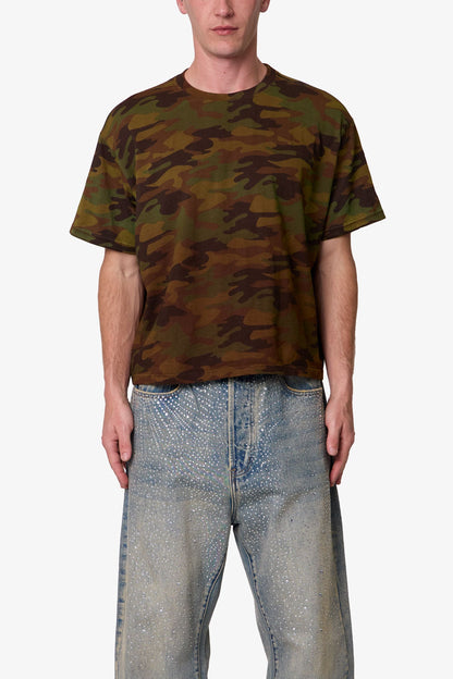 Sprayed Slub Tee - Camo