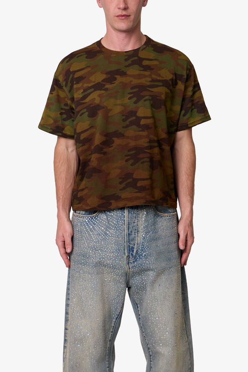 Sprayed Slub Tee - Camo