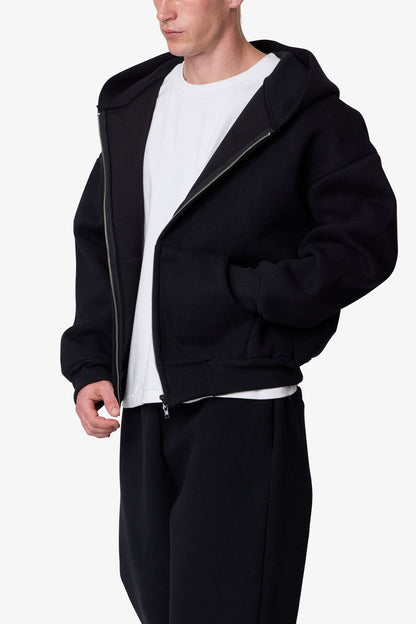 Stiff Lounge Zip Up Hoodie - Black