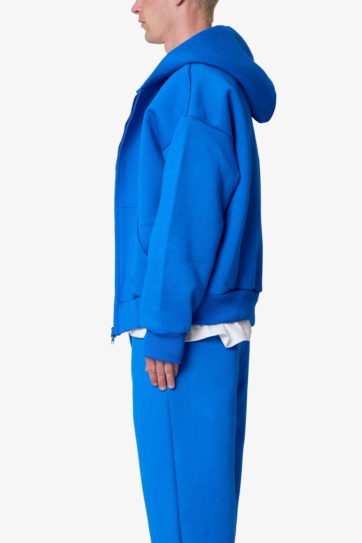 Stiff Lounge Zip Up Hoodie - Blue