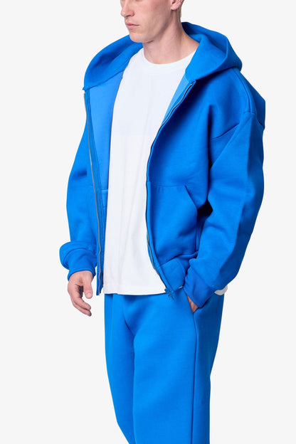 Stiff Lounge Zip Up Hoodie - Blue
