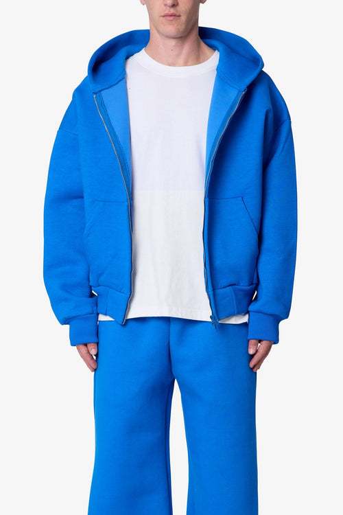 Stiff Lounge Zip Up Hoodie - Blue