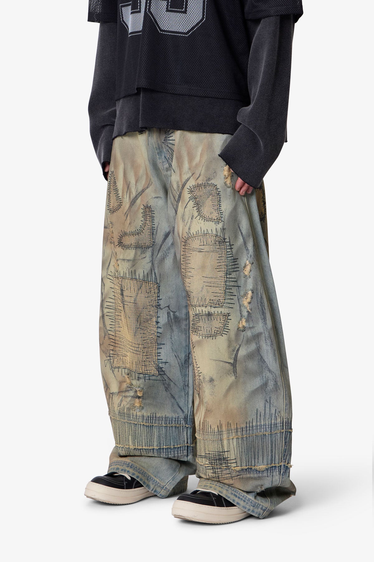 Stitched Barrel Denim - Vintage Blue