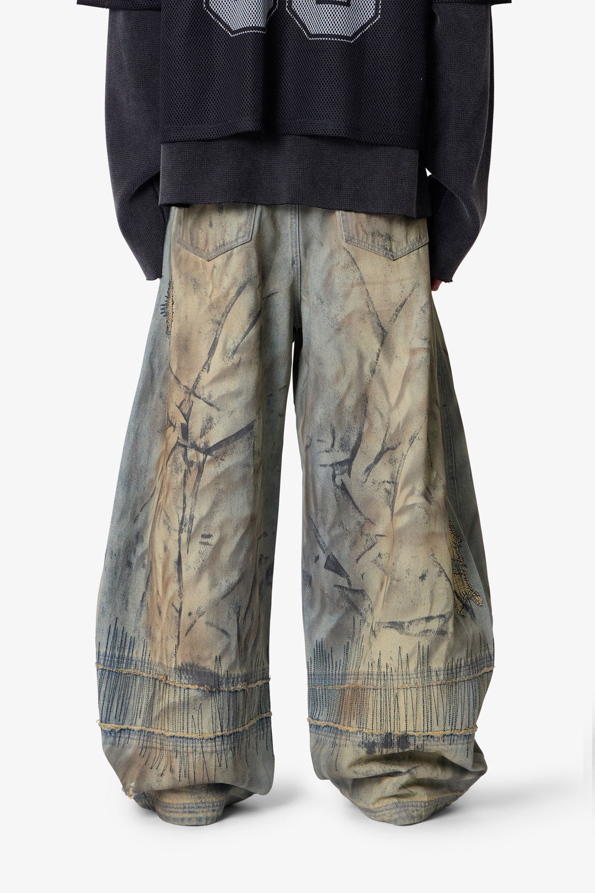 Stitched Barrel Denim - Vintage Blue