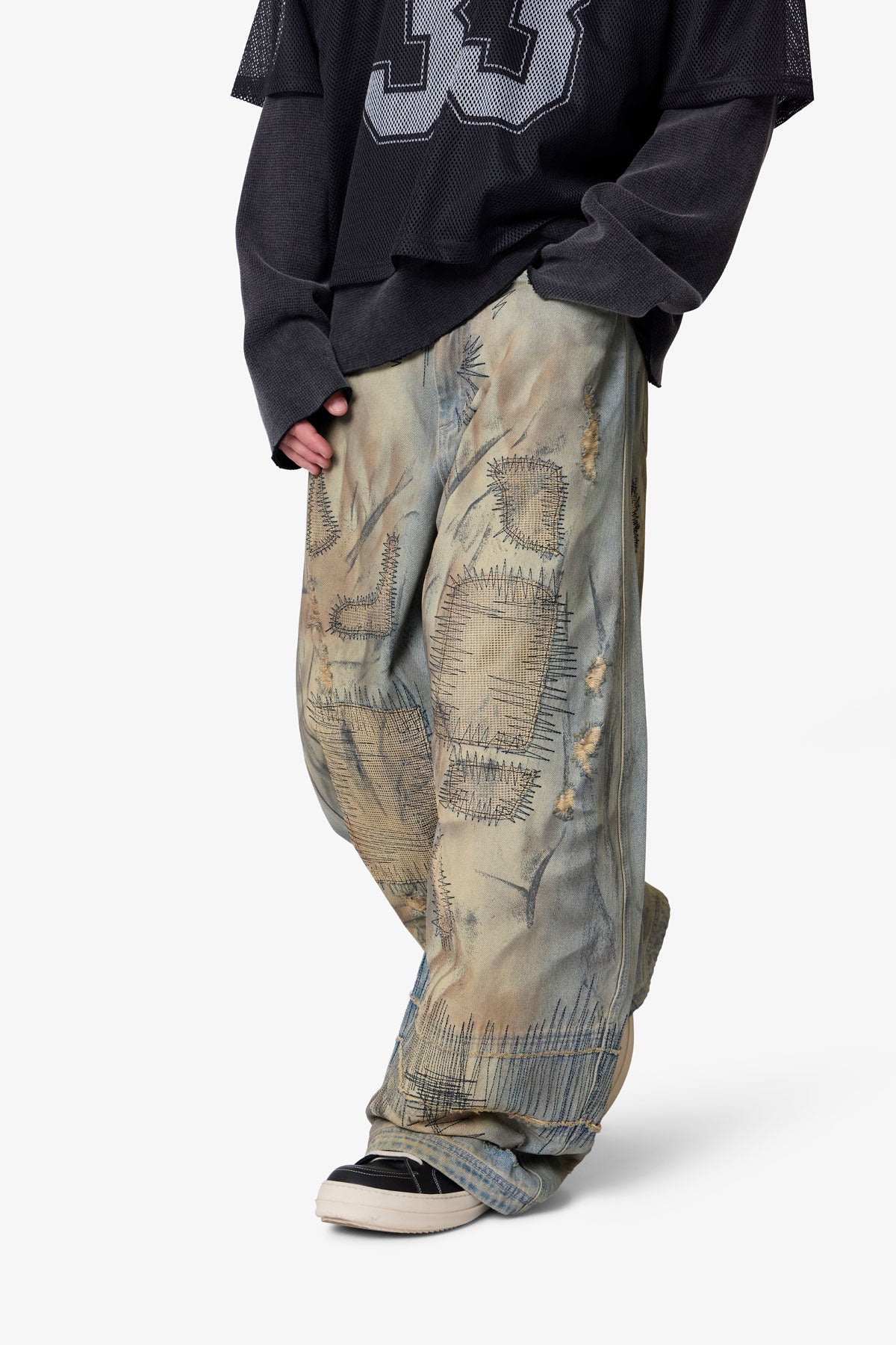 Stitched Barrel Denim - Vintage Blue