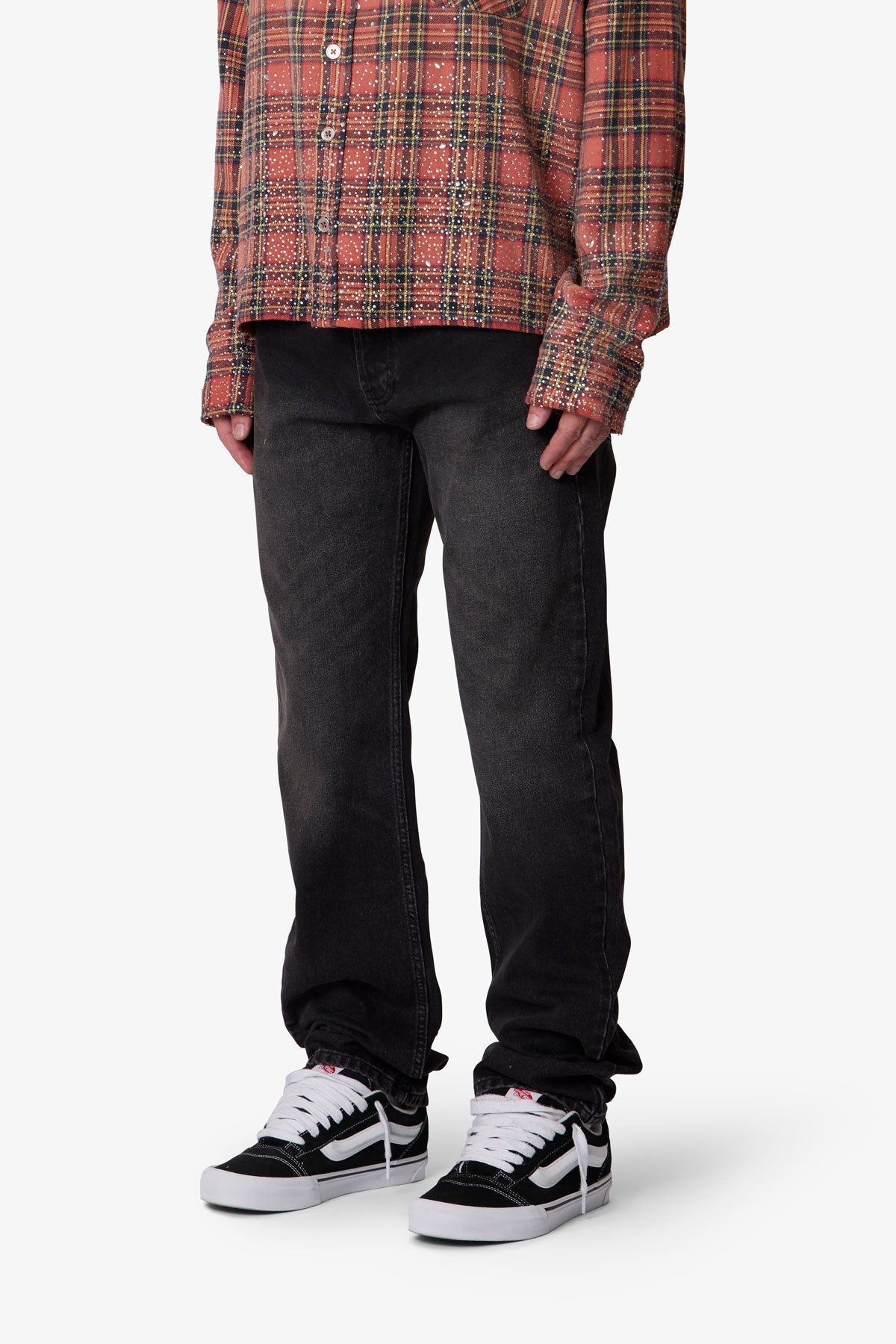 Straight Denim - Western Black