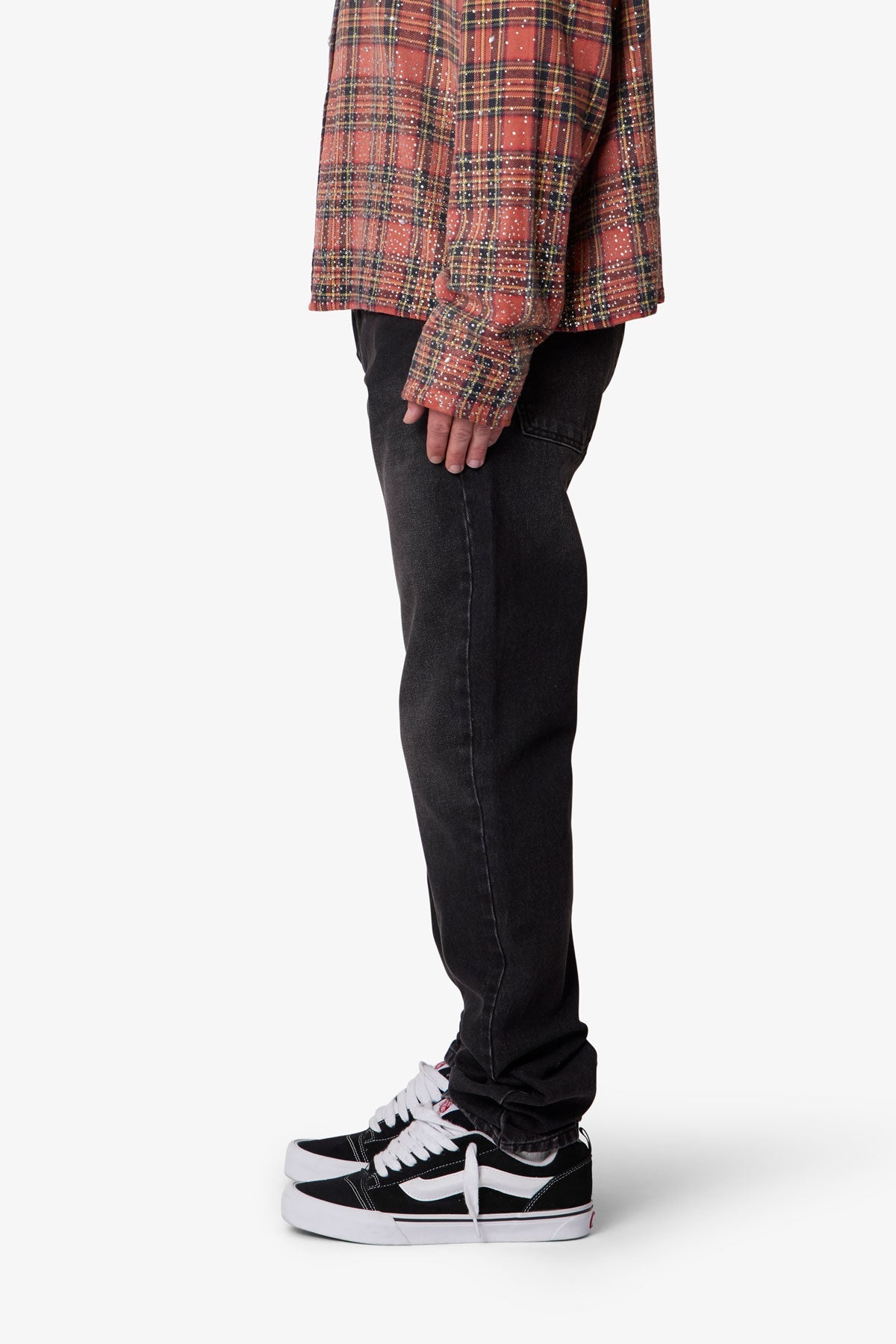Straight Denim - Western Black