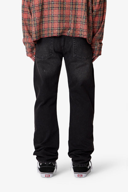 Straight Denim - Western Black