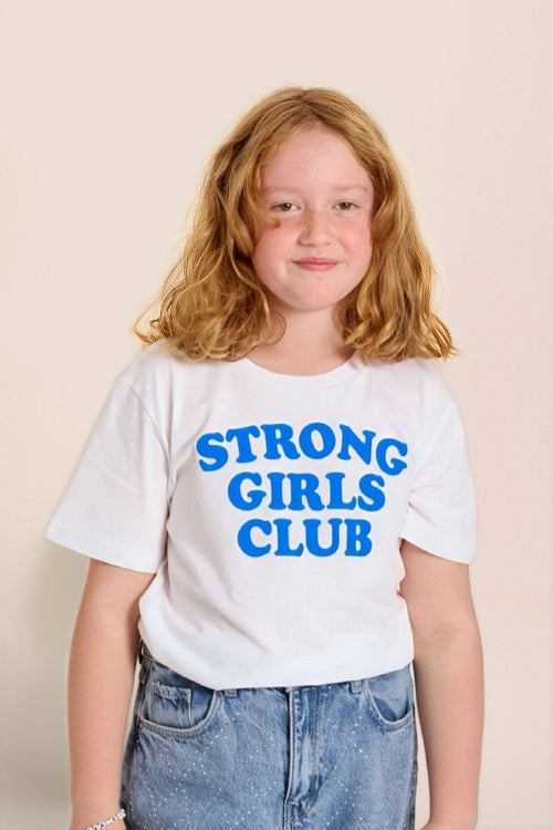 Strong Little Girls Club TShirt - Blue