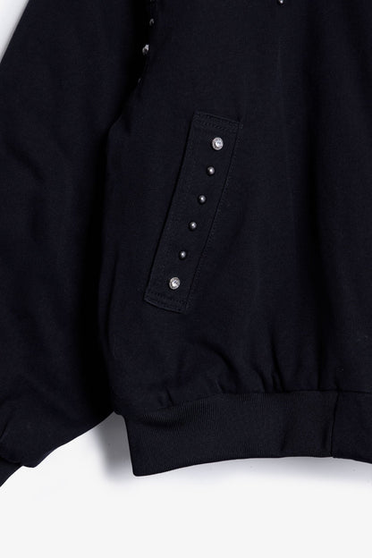 Studded Work Jacket - Washed Black