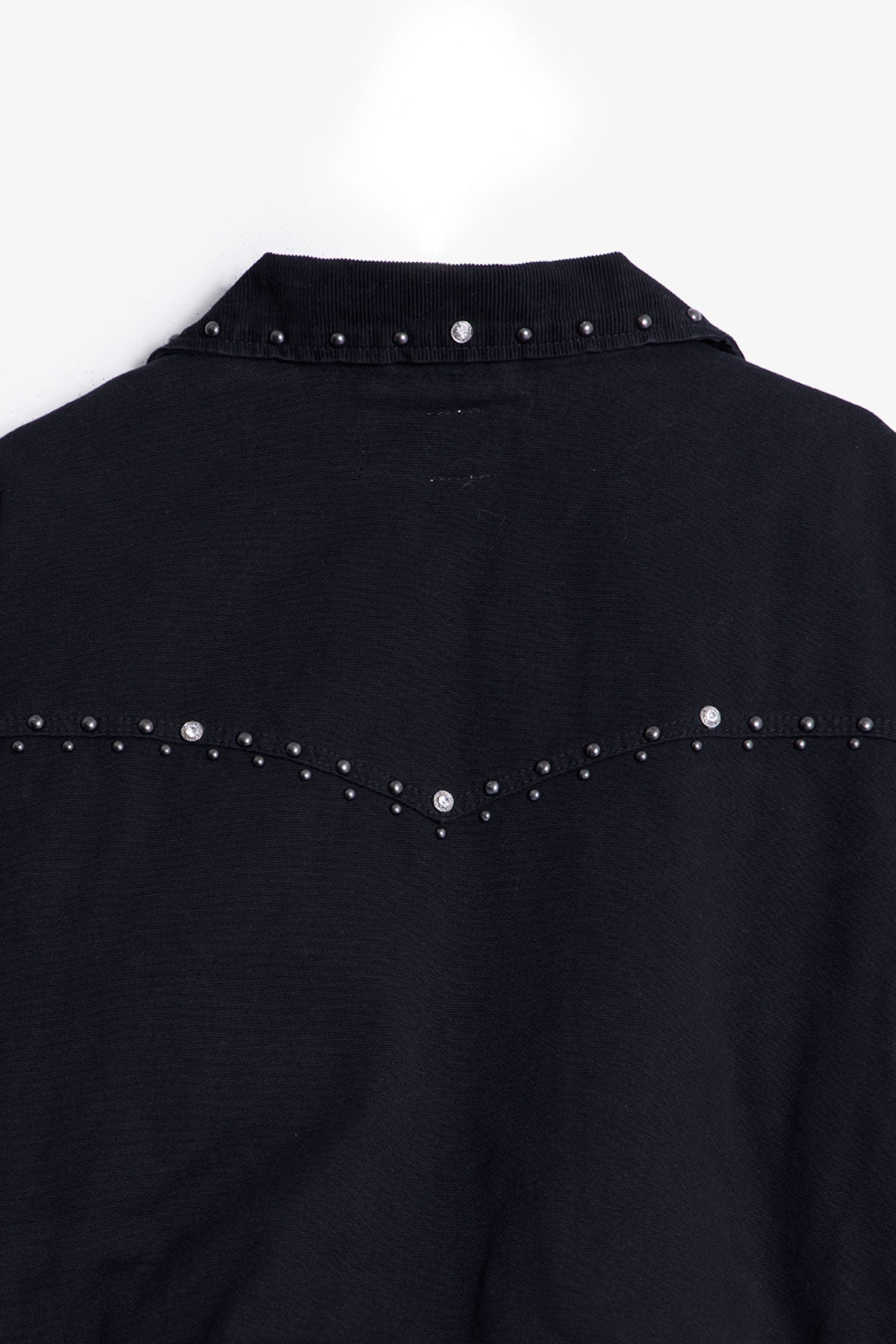 Studded Work Jacket - Washed Black