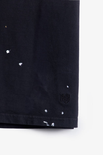 Sun Beat Painter Tee Shirt - Washed Black