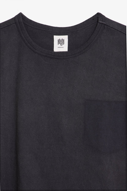 Sunfaded Pocket Tee - Washed Black
