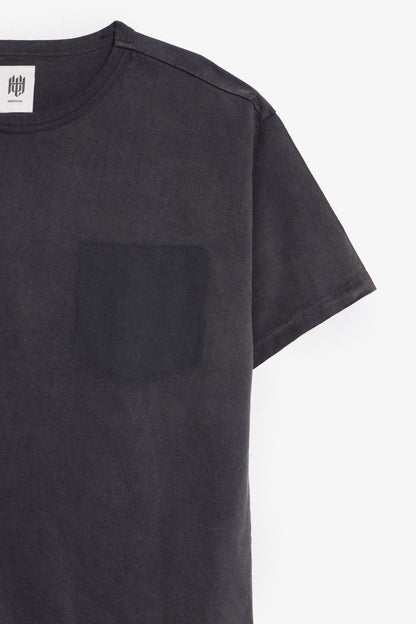Sunfaded Pocket Tee - Washed Black
