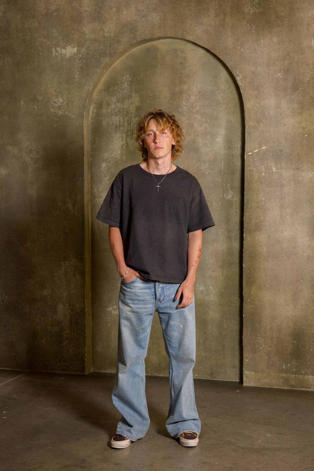 Sunfaded Pocket Tee - Washed Black