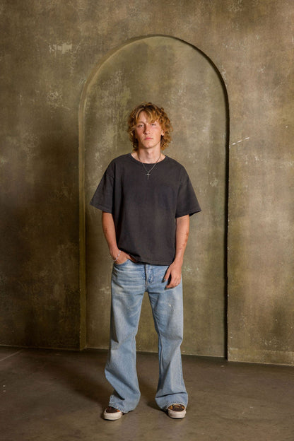 Sunfaded Pocket Tee - Washed Black