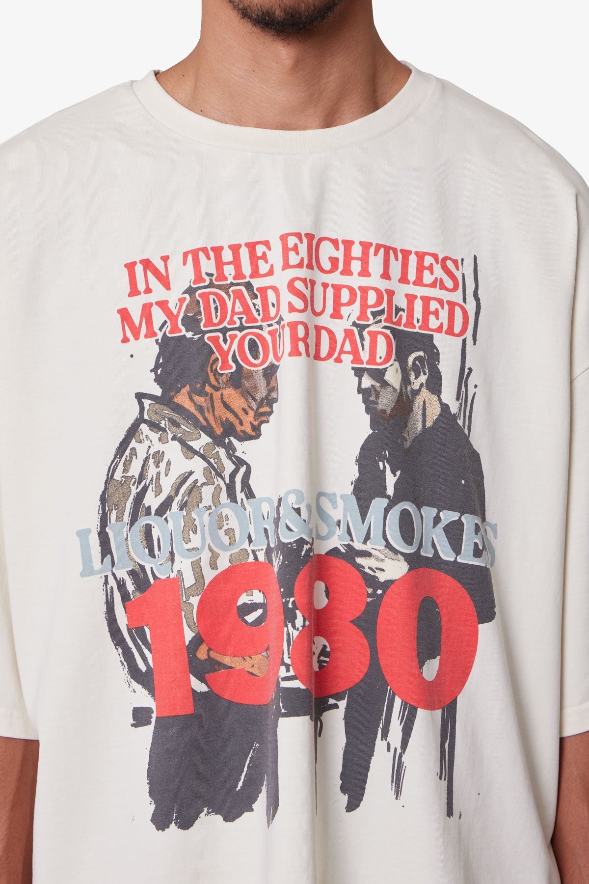 Supplier Printed Tee - White