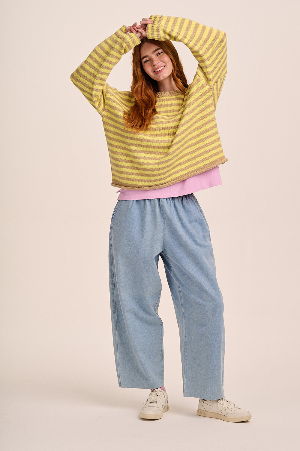 Ottie Denim Trousers - Light Wash