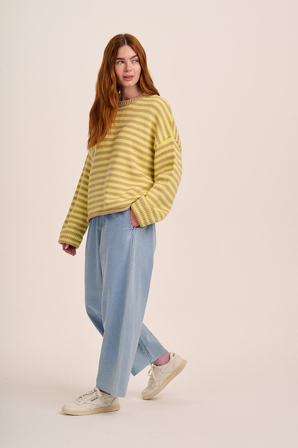 Ottie Denim Trousers - Light Wash