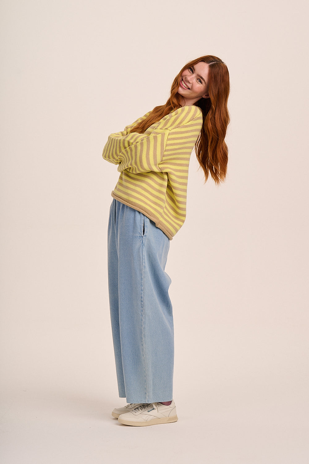 Ottie Denim Trousers - Light Wash