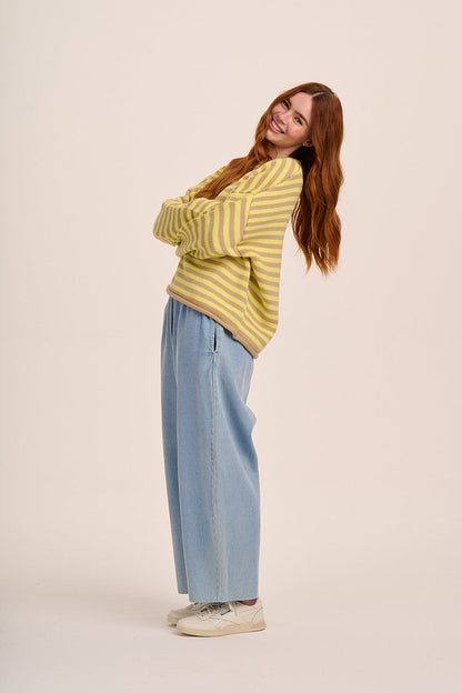 Ottie Denim Trousers - Light Wash