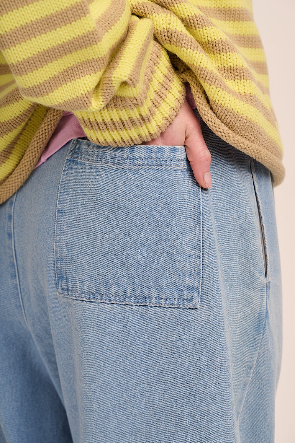Ottie Denim Trousers - Light Wash