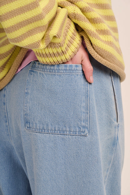 Ottie Denim Trousers - Light Wash
