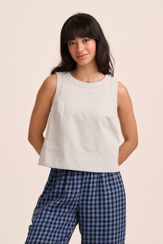 Taylor Top - Ticking Stripe