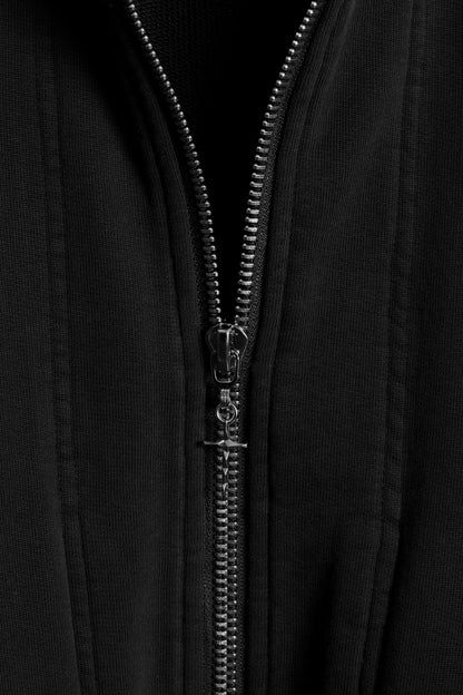 The Perfect Zip Up Hoodie - Aged Black