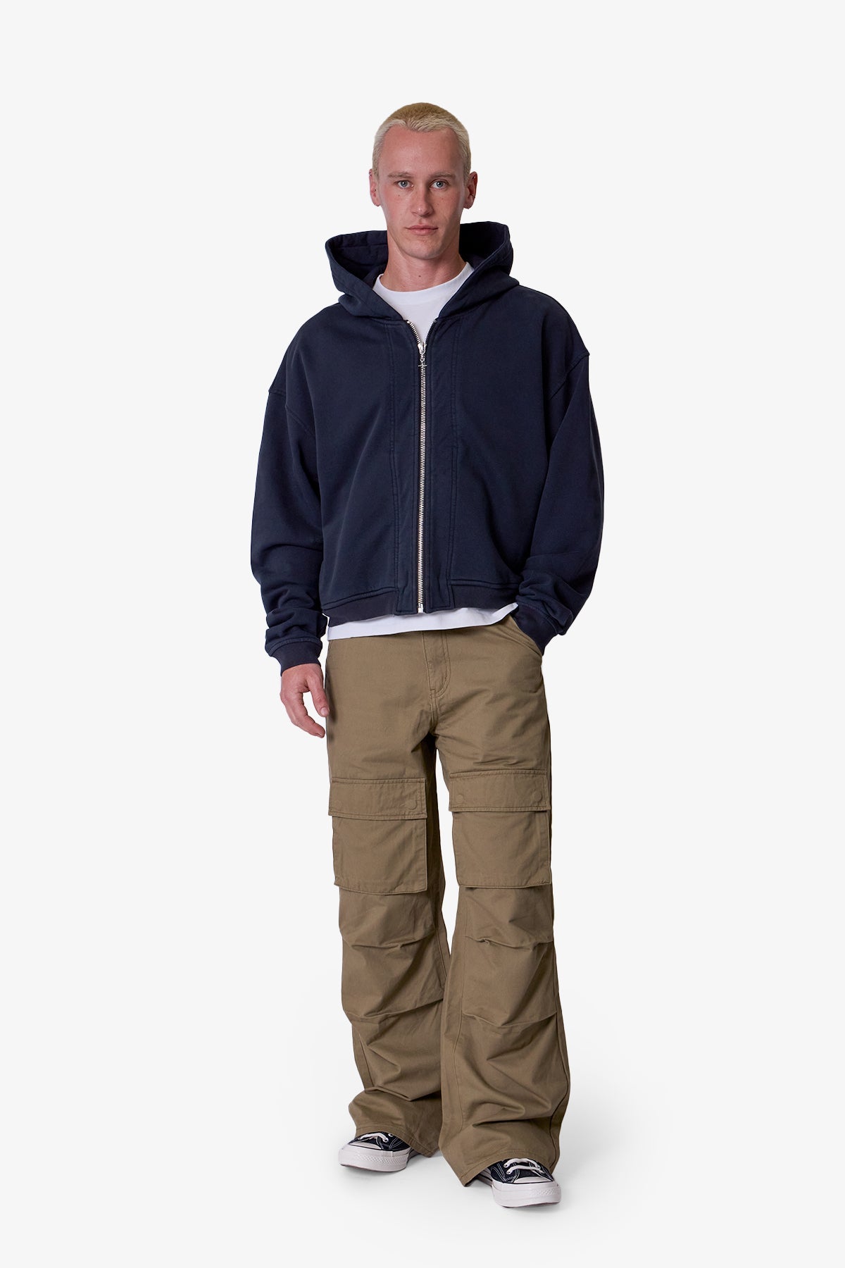 The Perfect Zip Up Hoodie - Aged Navy