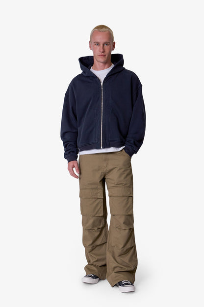 The Perfect Zip Up Hoodie - Aged Navy