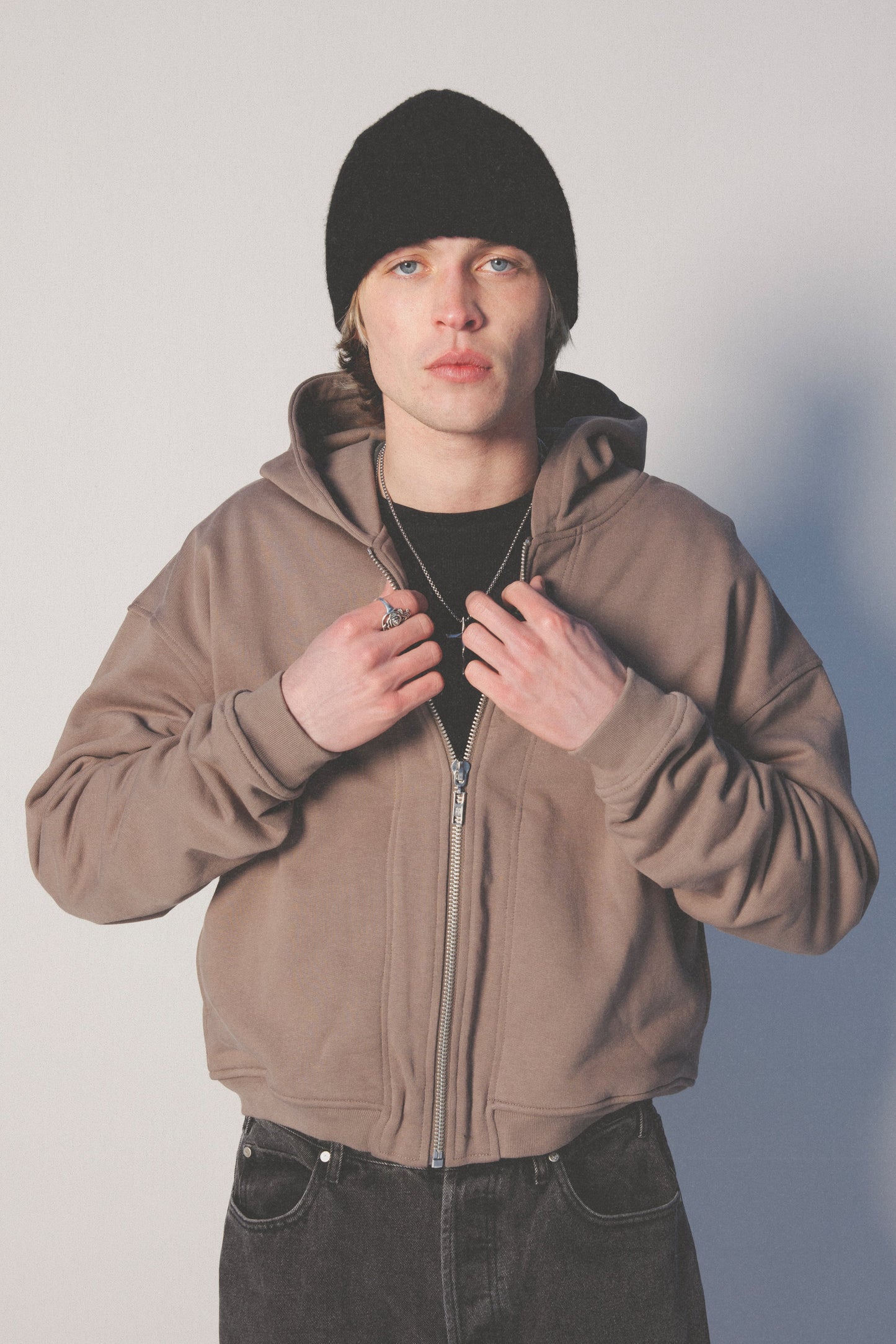 The Perfect Zip Up Hoodie - Grace Gray