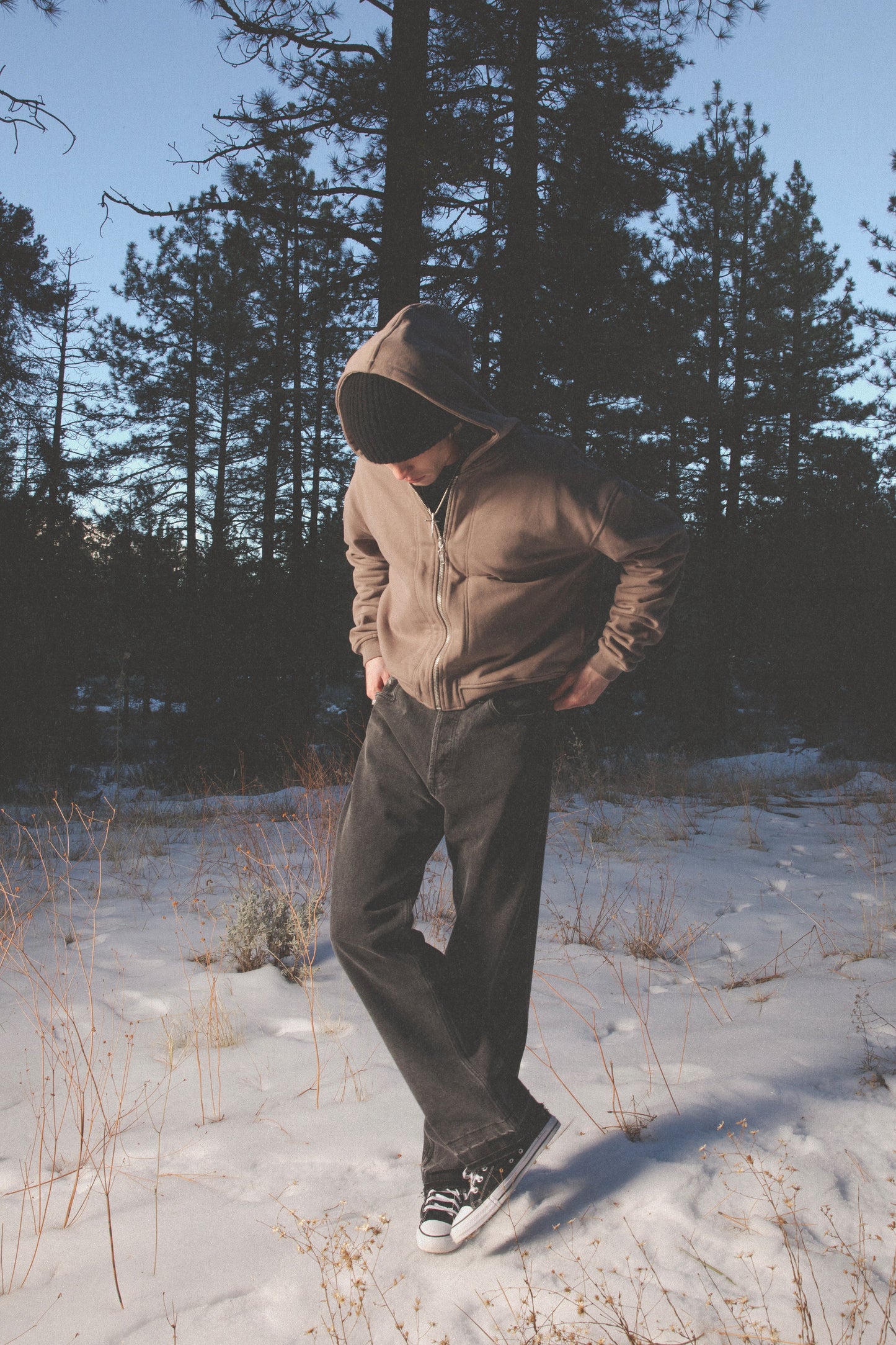 The Perfect Zip Up Hoodie - Grace Gray