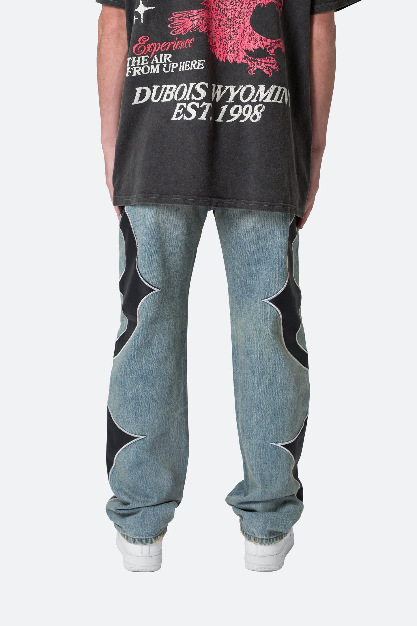 Tribal Patched Denim - Blue/Black