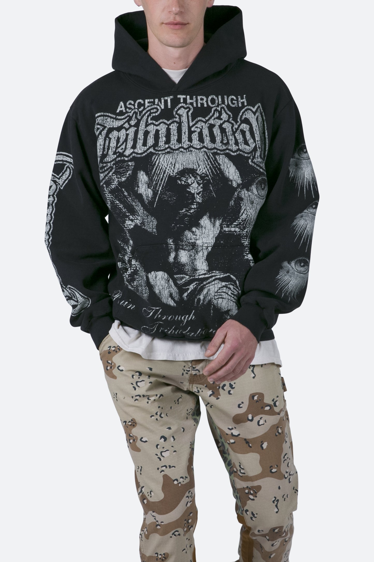 Tribulation Hoodie - Off Black