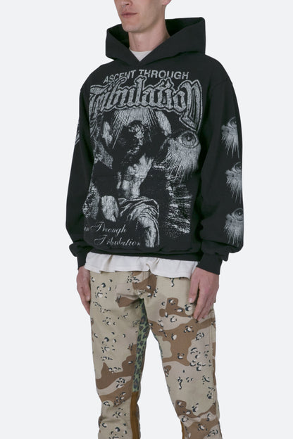 Tribulation Hoodie - Off Black