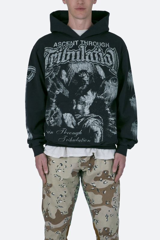 Tribulation Hoodie - Off Black