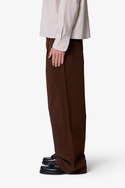 Twill Barrel Trouser - Brown