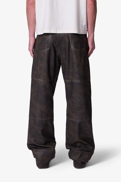 Ultra Baggy Arcane Pants - Black/Brown