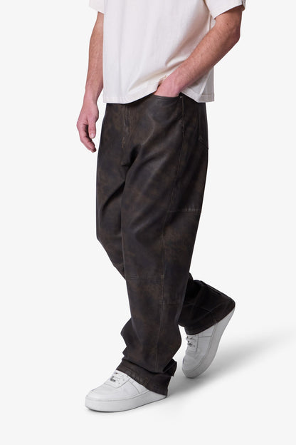 Ultra Baggy Arcane Pants - Black/Brown