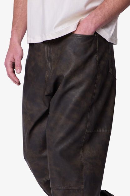 Ultra Baggy Arcane Pants - Black/Brown