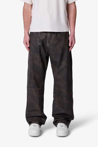 Ultra Baggy Arcane Pants - Black/Brown