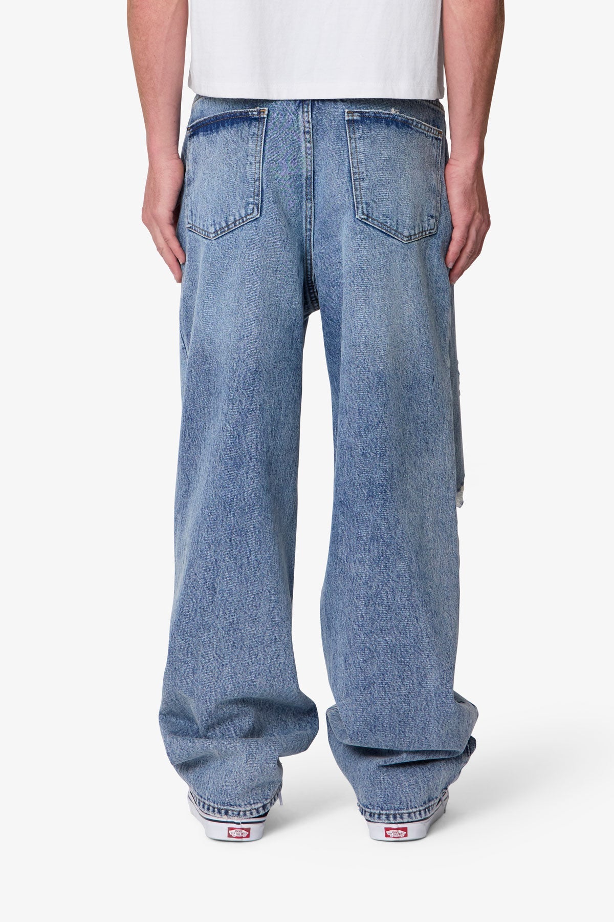 Ultra Baggy Blowout Denim - Washed Vintage Blue